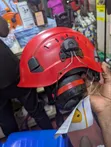 Ingco Industrial Safety Helmet with Earmuffs & Ventilation - 2