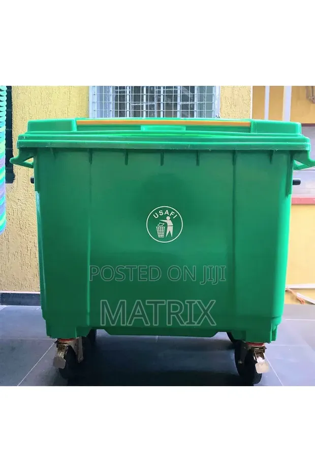 660L Plastic Garbage Bin - 1