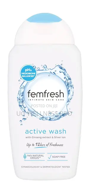 Femfresh Active Intimate Wash with Ginseng 250ml