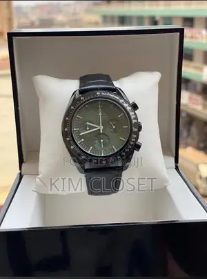 Orvello-Omega Men's Leather Watch