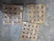 6pcs Woven Wooden Heat Resistant Mats - 1