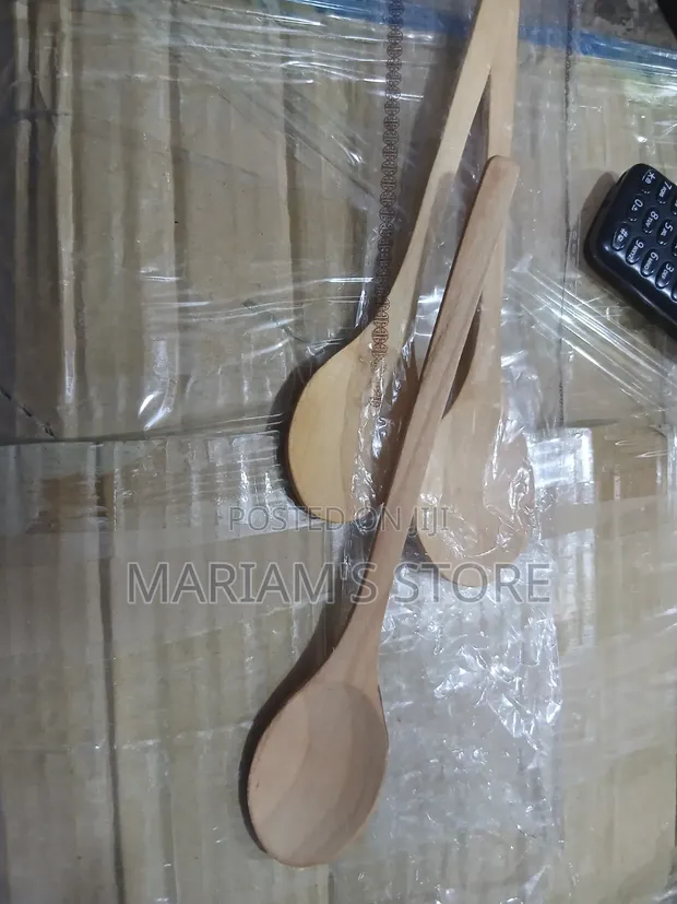 4pcs Wooden Long Spoons - 1