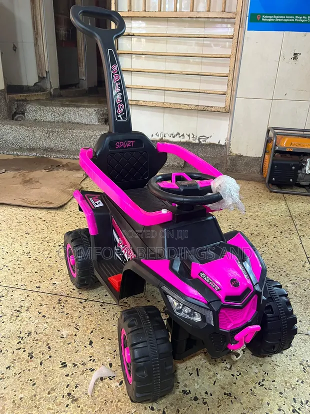 Discovery Toys Push Rechargeable Toy Car - Pink - 1