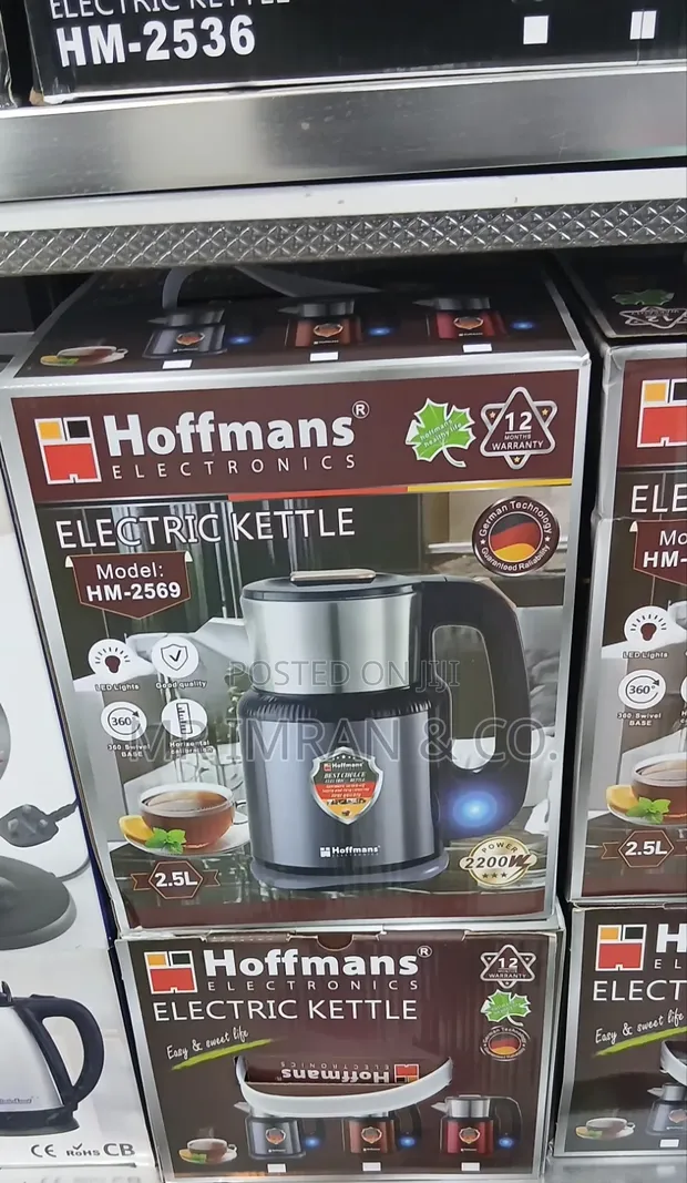 Hoffman 2.5L Electric Kettle & Milk Boiler - 1
