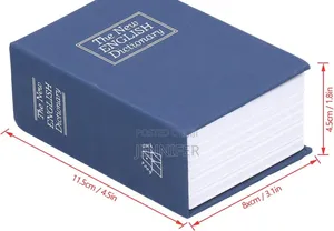 Mini Storage Book Safe with Key Lock