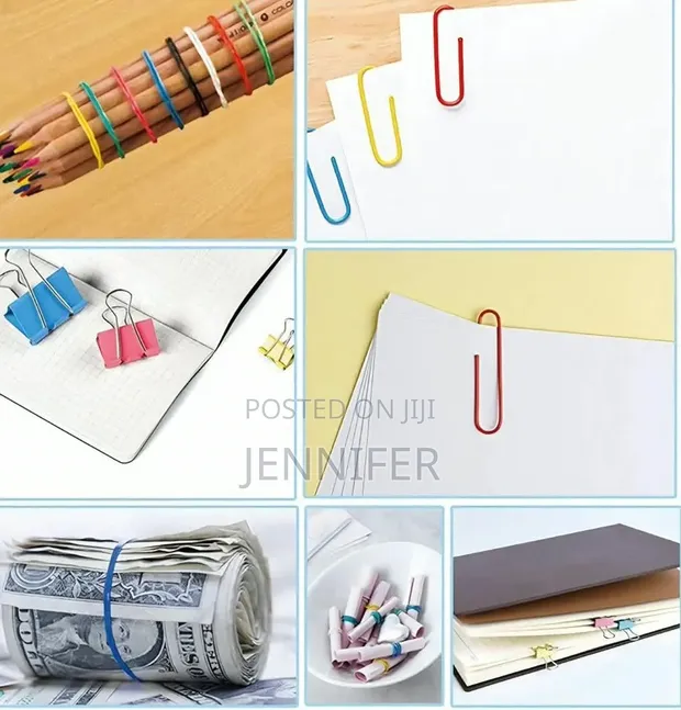 240 Pcs Colored Binder Clips Kit - 1