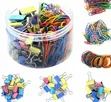 240 Pcs Colored Binder Clips Kit - 3