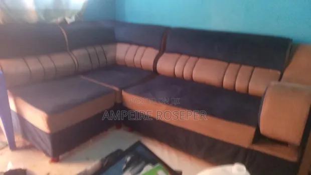 L-Shape 5-Seater Sofa Set - 1