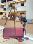 Classic Women's Handbag - Genuine Leather - 1