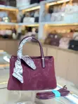 Classic Women's Handbag - Genuine Leather - 4