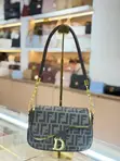 Women's Brown Faux Leather Handbag - 2