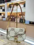 Women's Brown Faux Leather Handbag - 5