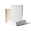 60x50cm White Stretched Artist Canvas - 1