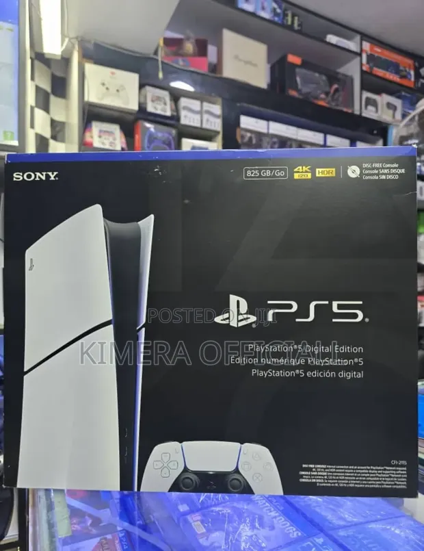 Brand New Sony PS5 Slim Digital Edition Console (Factory Sealed) - 1
