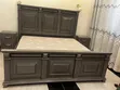 King Size Bed (6ft x 6ft) with Bedside - Musambya Wood - 3