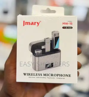 Jmary MW-15 2.4G Dual Wireless Lavalier Microphone System