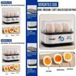 Sonifer Electric Egg Boiler and Steamer (200W) - 1