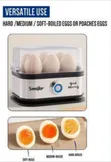 Sonifer Electric Egg Boiler and Steamer (200W) - 2