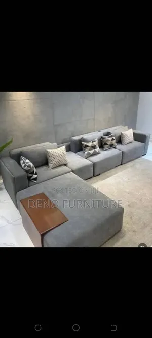 Modern L-Shaped Sofa - Brand New
