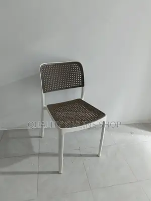 Gray Mesh Back Plastic Chairs