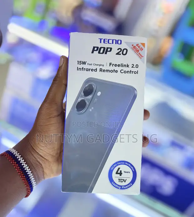 New Tecno Pop 20 64GB Black - 1