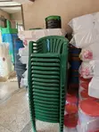 Brand New Plastic Patio Chairs - Green - 2
