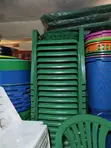 Brand New Plastic Patio/Indoor Chairs - 3