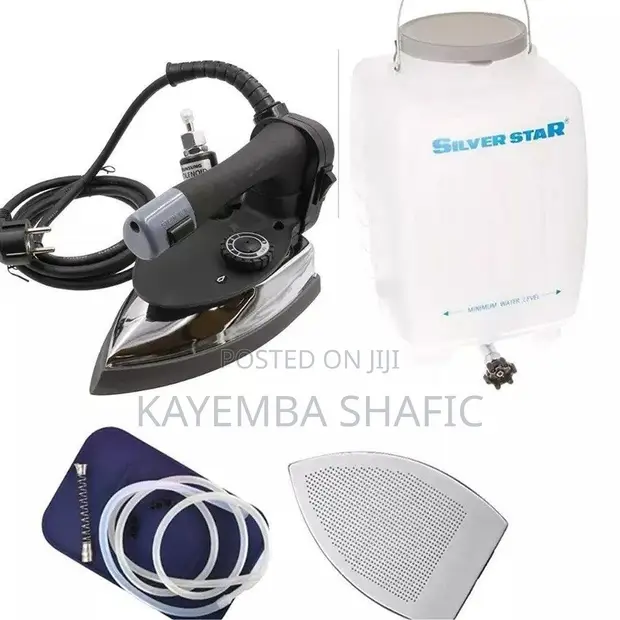 Silver Star ES-300 Industrial Steam Iron Set - 1
