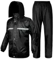 Ace Couture Heavy-Duty Rainsuit - Black - 1
