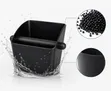Black Square Espresso Knock Box - 2