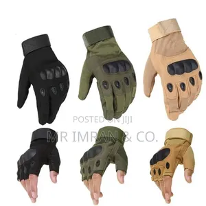 Angus Tan Full-Finger Tactical Gloves