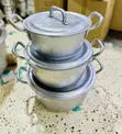Heavy-Duty Aluminum Saucepan Set (3Pcs) - 2
