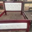 5x6 Brown Frame Bed - 2