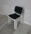 Cafe Meshback Plastic Chairs - 2