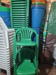 Brand New Green Plastic Chairs (Set of 4) - 1