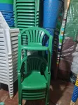 Brand New Green Plastic Chairs (Set of 4) - 2