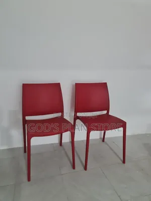 Brand New Plastic Chairs - Red