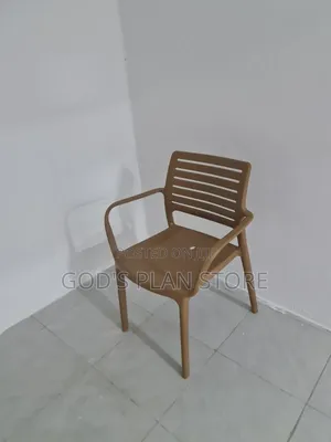 Stackable Plastic Reception Chairs with Armrests