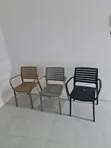 Sturdy Outdoor Stackable Plastic Chairs (Set of 4) - 2