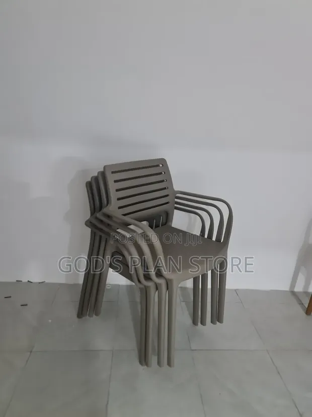 Durable Outdoor Plastic Chairs - Brand New - 1