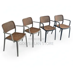Homestyle Dining Plastic Chairs (Set of 4)