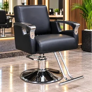Brand New Silver Hand Salon Chair