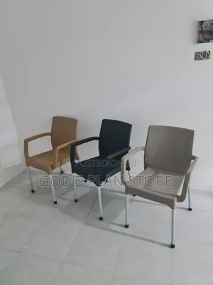 Black Plastic Stacking Chairs (Brand New)