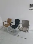 Black Plastic Stacking Chairs (Brand New) - 2
