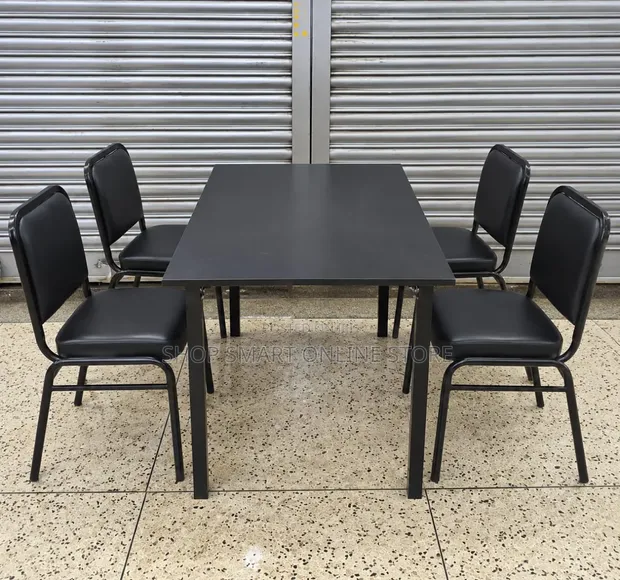 Dining Table and Chairs Set - Foldable - 1