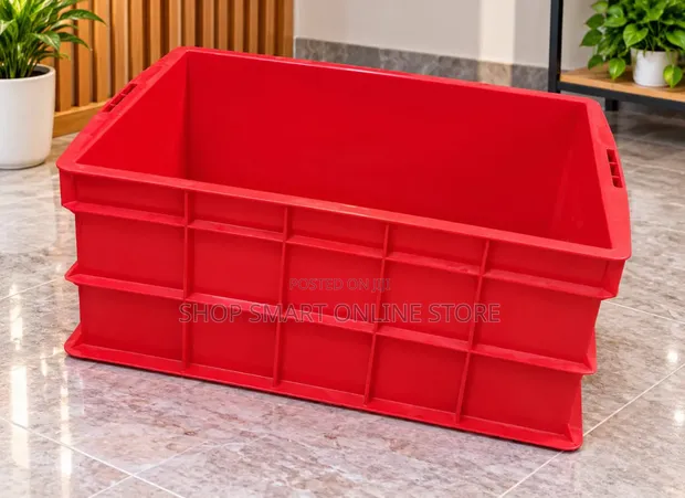 Solid Plastic Crates - Brand New - 1