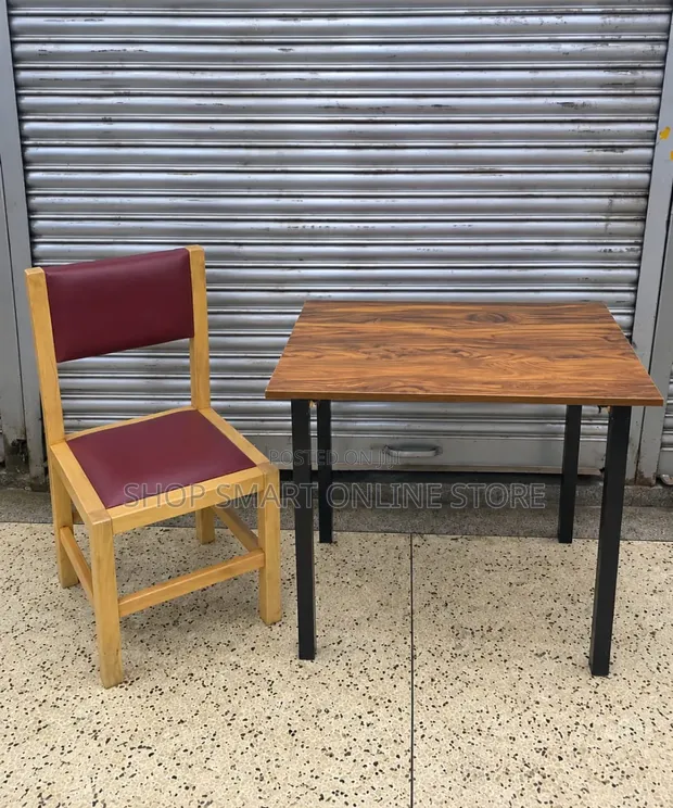 Modern Foldable Office Table and Chair Set - 1