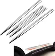 Universal Car Exterior Chrome Side Door Under Molding Trim - 2