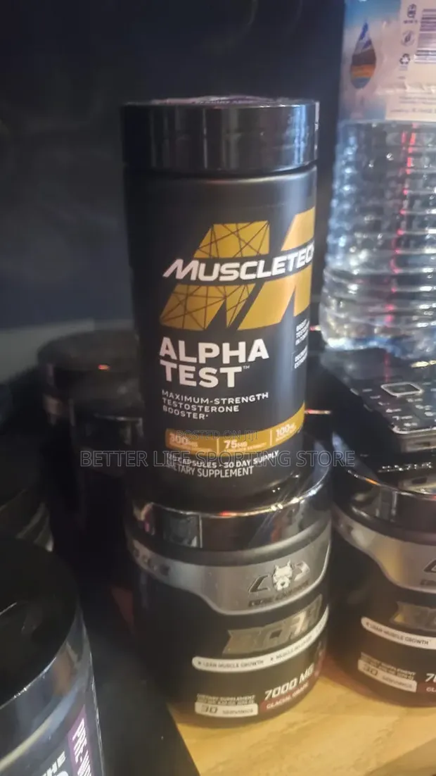 Muscletech Alpha Test 120 Capsules - 1