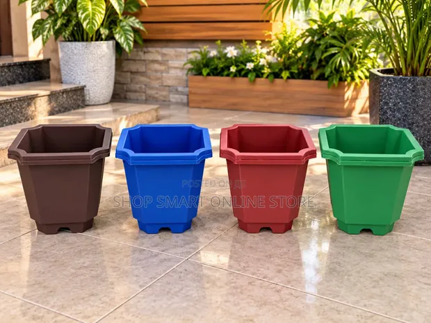 Brand New Heavy Duty Plastic Flower Pots - 1